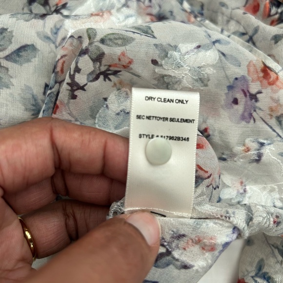 Rebecca Taylor | Ruby silk blend floral jacquard sheer blouse - Picture 8 of 11